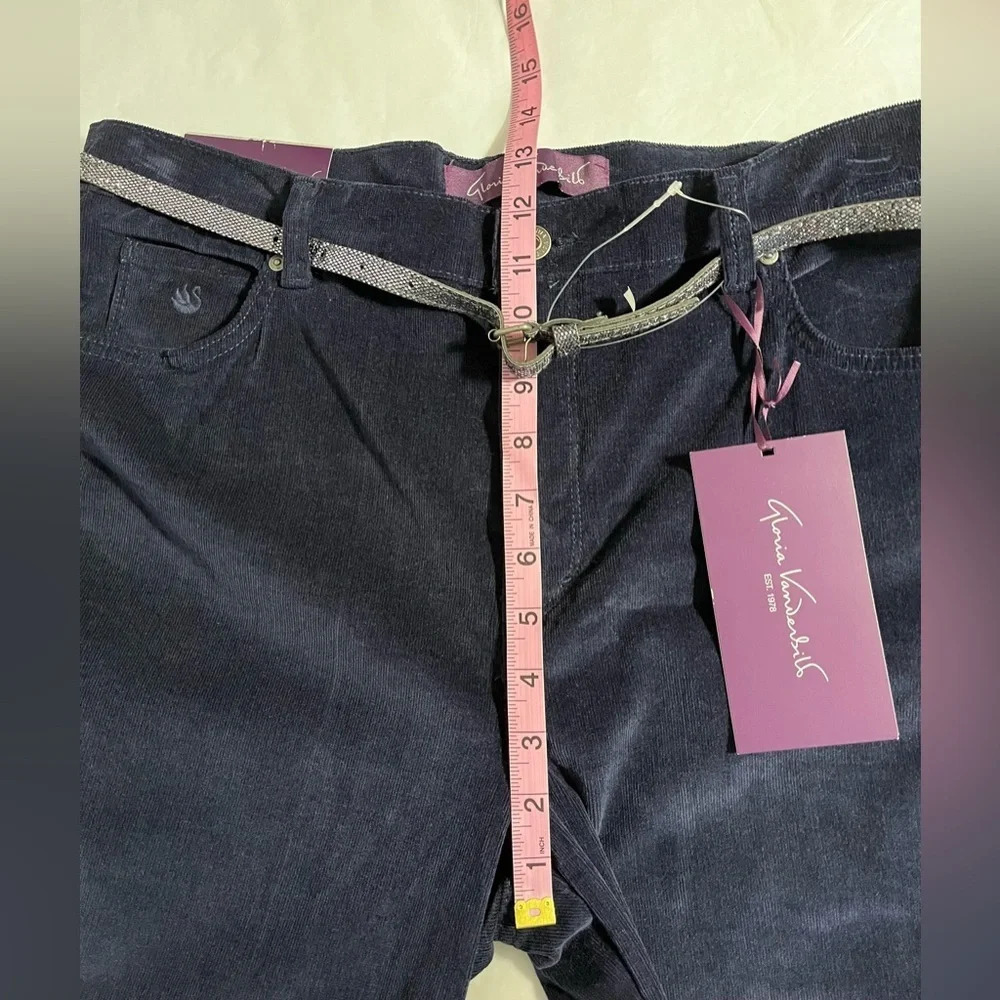 Gloria Vanderbilt blue corduroy. Size 14 petite. - Picture 7 of 7